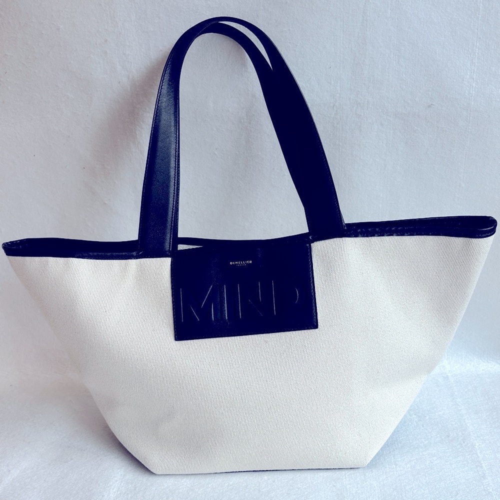 DeMellier London Christie Tyler Limited Edition MIND Bag, Canvas & Leather Tote